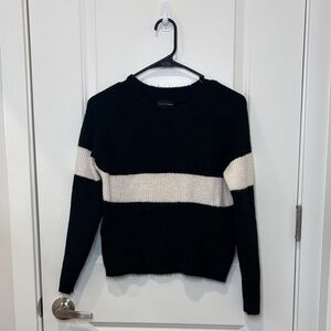 Black and White Striped Sweater